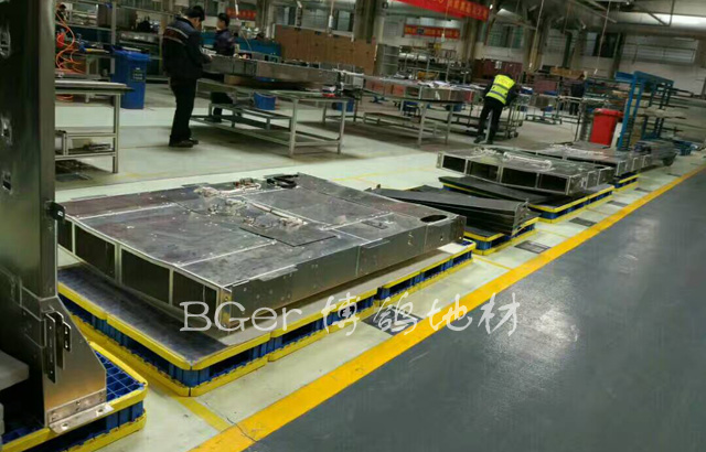 重工業(yè)車間地面貨物墊板 金屬制品墊板 防護(hù)地墊 貨物搬運托盤-3