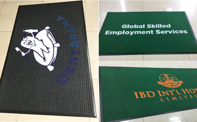 酒店門口 大樓門口門廳地毯地墊 定制LOGO商標地毯地墊 除塵防滑地墊