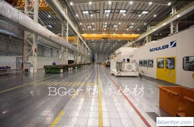 重型工業(yè)制造工廠(chǎng)地板地面處理 機(jī)械 汽車(chē)工廠(chǎng) 電廠(chǎng) 工業(yè)車(chē)間鋼地板地面鋪設(shè)材料-2