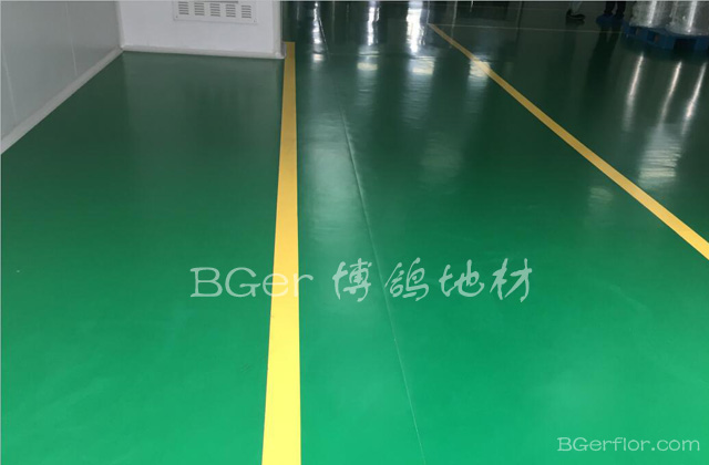 無(wú)塵潔凈工廠車間彩色耐磨地板