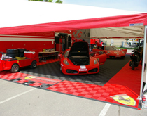 鎖扣式車展地臺材料，環環相扣快速拼接鋪裝